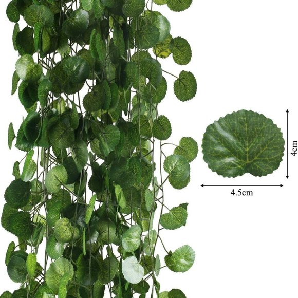 Wall Decor 5 Packs 84 Feet Artificial Fake Hanging Vines Plant Faux